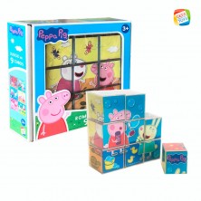 Rompecabezas 9 Cubos Peppa Pig