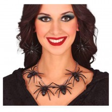 Collar y Pendientes Araña