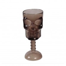 Copa Calavera Negra 18 cm