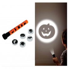 Linterna Proyector Figuras Halloween 16 cm