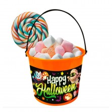 Cubo Happy Halloween para Caramelos