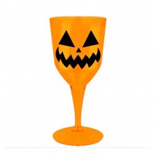Copa Calabaza Naranja 9 x 19 cm
