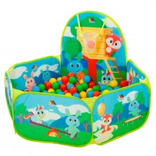 Tienda Pop Up con Canasta y 25 Bolas