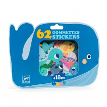 Djeco Pegatinas Animales del Mar