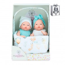 Muñecos Mellizos Mini Golosinas con Cesta