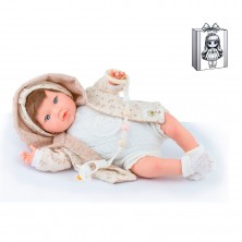 Muñeca Reborn Alina Mousseline 45 cm