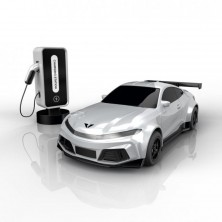 Coche Deportivo Blanco RC