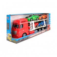 Camión Transporte con 4 Coches