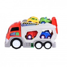 Camión Transporta Coches con 4 Coches