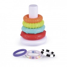 Torre con Aros Apilables de Colores