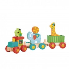 Tren Madera de Animales