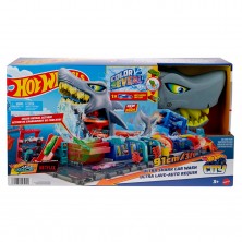 Hot Wheels Túnel de Lavado con Tiburón