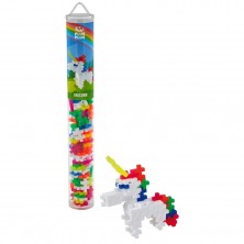 Mini Tubo Unicornio 100 Piezas Plus Plus