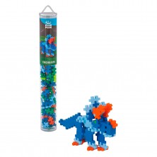 Mini Tubo Triceratops 100 Piezas Plus Plus