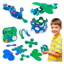 18 Piezas Magnéticas Verde y Azul