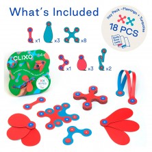 18 Piezas Magnéticas Flamenco Turquesa