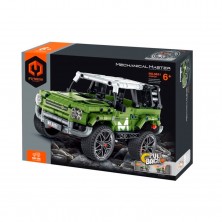 Construcción Coche Todoterreno Verde 474 Piezas