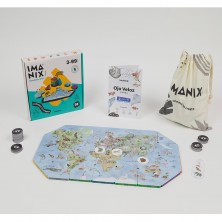Juego Construcción Magnético Imanix 56 Piezas