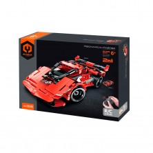 Construcción Coche Deportivo Rojo RC