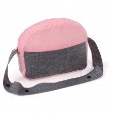 Bolso Coche Muñeca Estampado Rosa