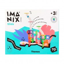 Juego Construcción Magnético Imanix 70 Piezas