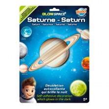 Saturno Fosforescente 3D