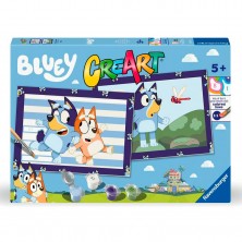 Pinta con Números Bluey