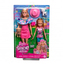 Barbie Pack 2 Muñecas Hermanas con Ropa