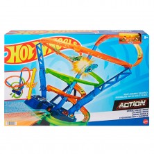 Hot Wheels Pista Espiral Rápida de Choque