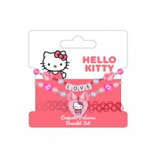 Set Pulseras Hello Kitty