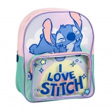 Mochila Infantil I Love Stitch