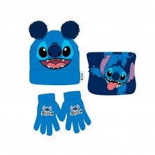 Gorro, Guantes y Buff de Stitch