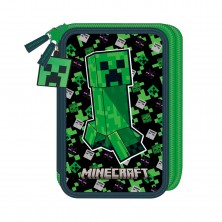 Estuche Doble Lleno Minecraft