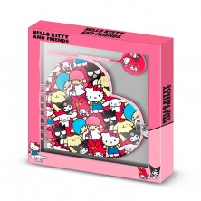 Diario Secreto con Candado y Bolígrafo Hello Kitty