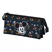 Estuche Triple Mickey