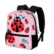 Mochila Pequeña Mariquitas Rosa