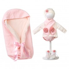 Vestido y Accesorios para Muñeca 40 cm