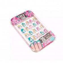 Set 20 Uñas Postizas Surtido