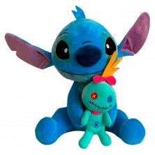 Peluche Stitch con Scrump 50 cm