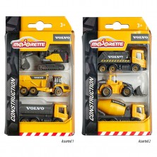 Pack 3 Vehículos Construcción Volvo