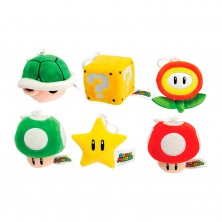 Llavero Peluche Icons Mario Bros Surtido