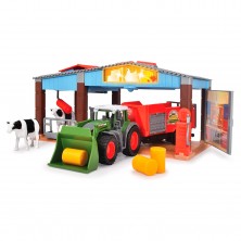 Cubierto Granja con Tractor Remolque