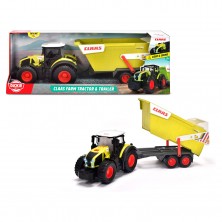 Tractor Claas con Remolque 64 cm