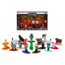 Multipack 18 Figuras Metal Minecraft