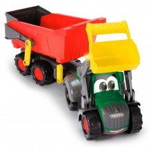Tractor Infantil con Pala Fendt y Remolque 65 cm
