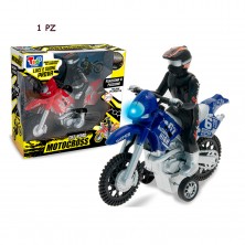 Mooto Motocross a Fricción con Luz y Sonido Surtido