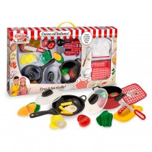 Mega Set Accesorios Cocina con Delantal y Gorro