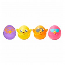 4 Pollitos Goma para Bañera