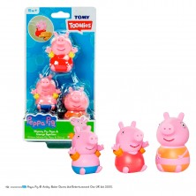 3 Figuras Baño Peppa Pig Surtido