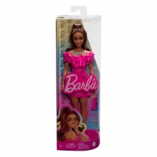 Muñeca Barbie Fashionista Vestido Rosa